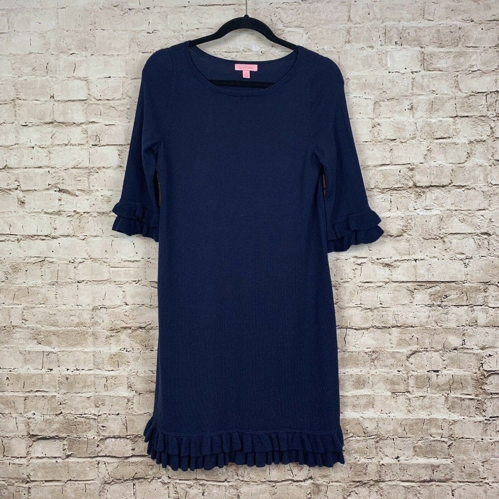 Lilly Pulitzer Medium Dress Navy Blue